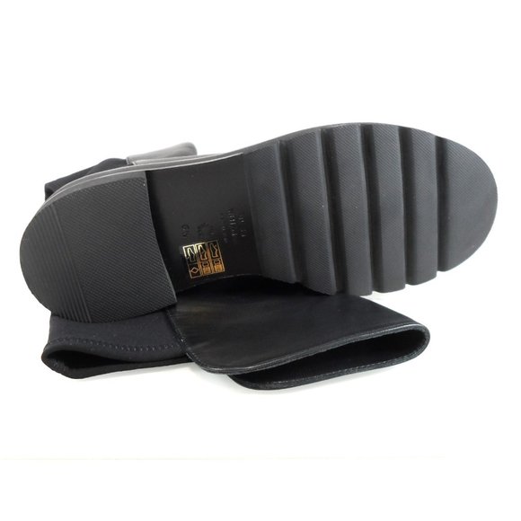 NWT$850 Stuart Weitzman 50/50 Lift Black Leather Stretch Over-The-Knee Boots 6.5 - Picture 15 of 16